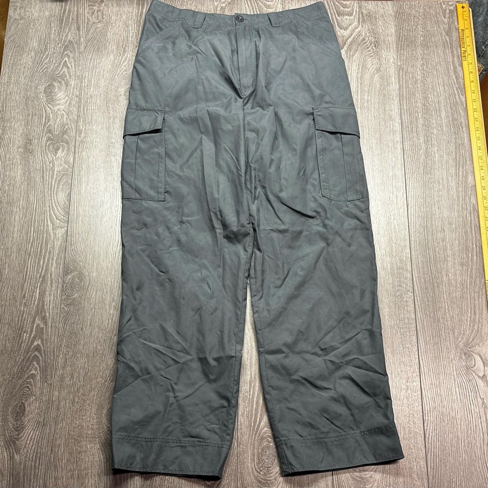 Vintage Guess USA Cargo Track 34 x 32 1990s Wide Leg Skater Rare